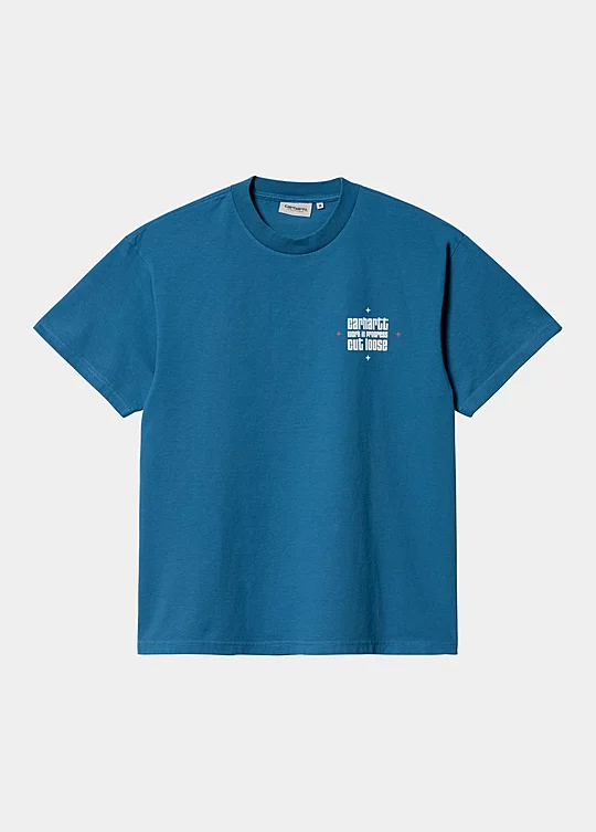 Carhartt WIP Short Sleeve Riders T-Shirt in Blau