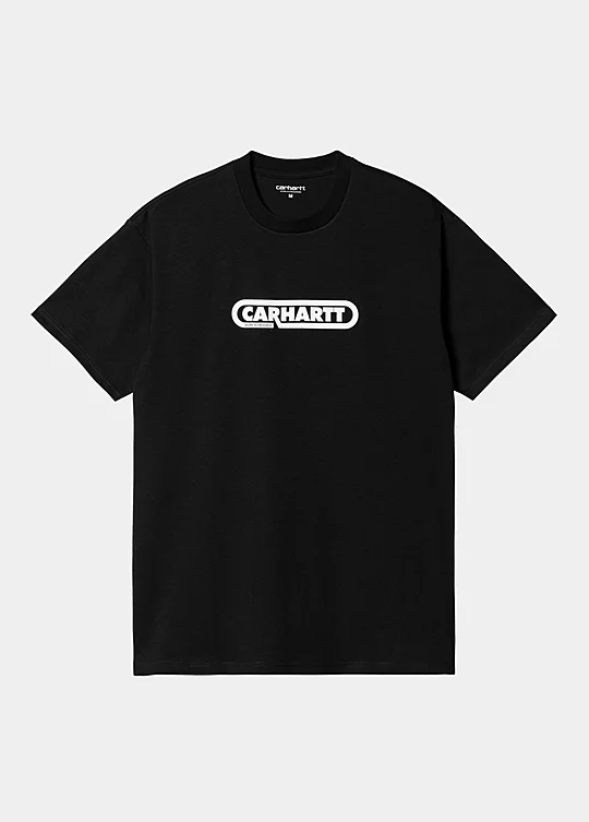Carhartt WIP Short Sleeve Fuse Script T-Shirt in Nero