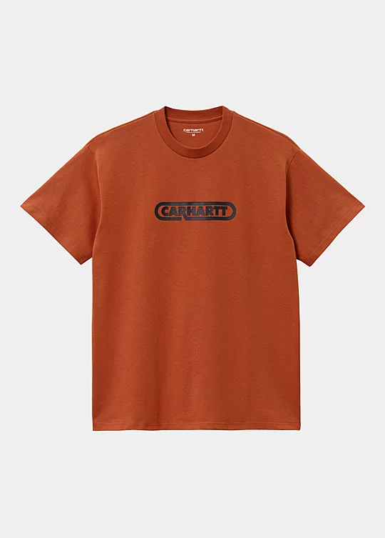 Carhartt WIP Short Sleeve Fuse Script T-Shirt in Rosso