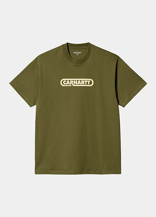 Carhartt WIP Short Sleeve Fuse Script T-Shirt in Verde