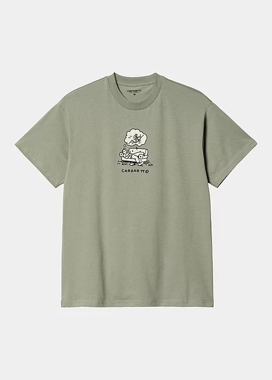Carhartt WIP Short Sleeve Other Side T-Shirt in Green