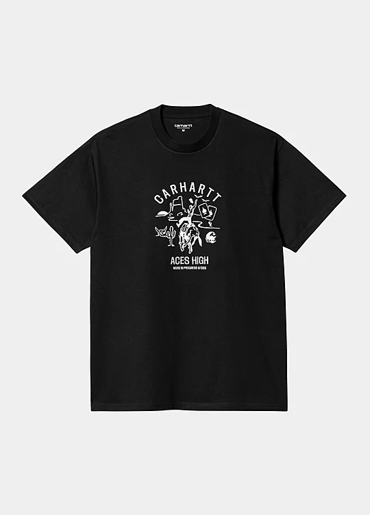 Carhartt WIP Short Sleeve Souvenir Valley T-Shirt in Black