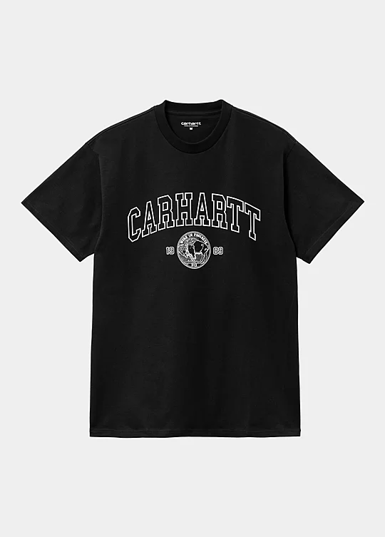 Carhartt WIP Short Sleeve Coin T-Shirt in Schwarz
