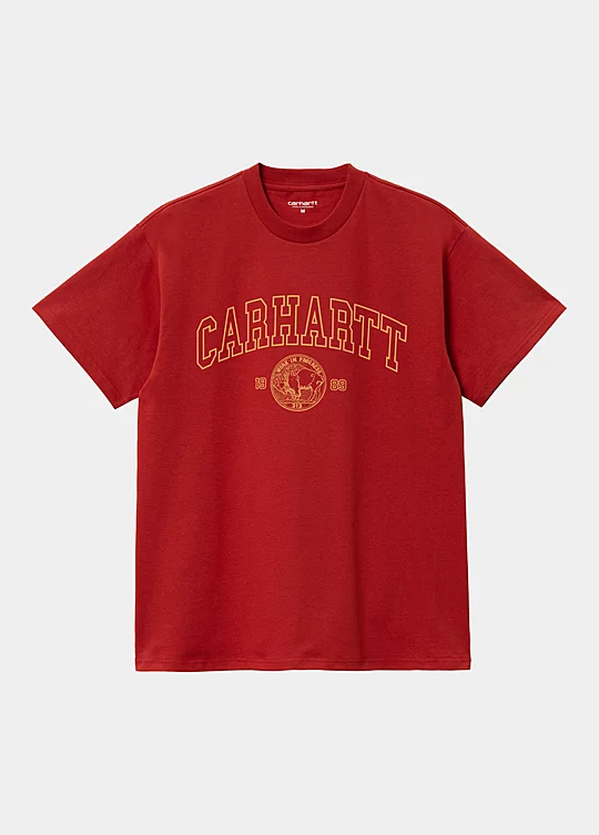 Carhartt WIP Short Sleeve Coin T-Shirt in Rot