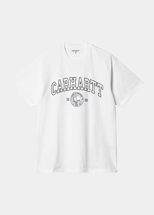 Carhartt WIP Short Sleeve Coin T-Shirt em Branco