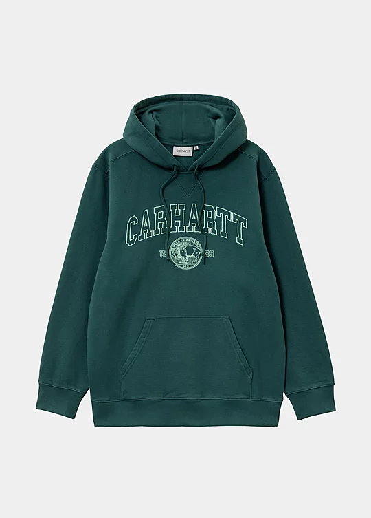 Carhartt WIP Hooded Coin Sweat in Green