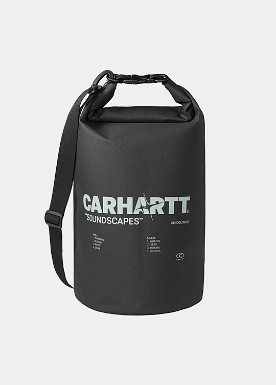 Carhartt WIP Soundscapes Dry Bag in Schwarz