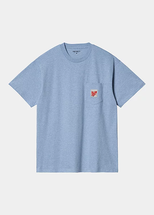 Carhartt WIP Short Sleeve Stretch Pocket T-Shirt in Blau