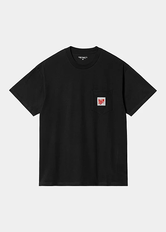 Carhartt WIP Short Sleeve Stretch Pocket T-Shirt in Schwarz