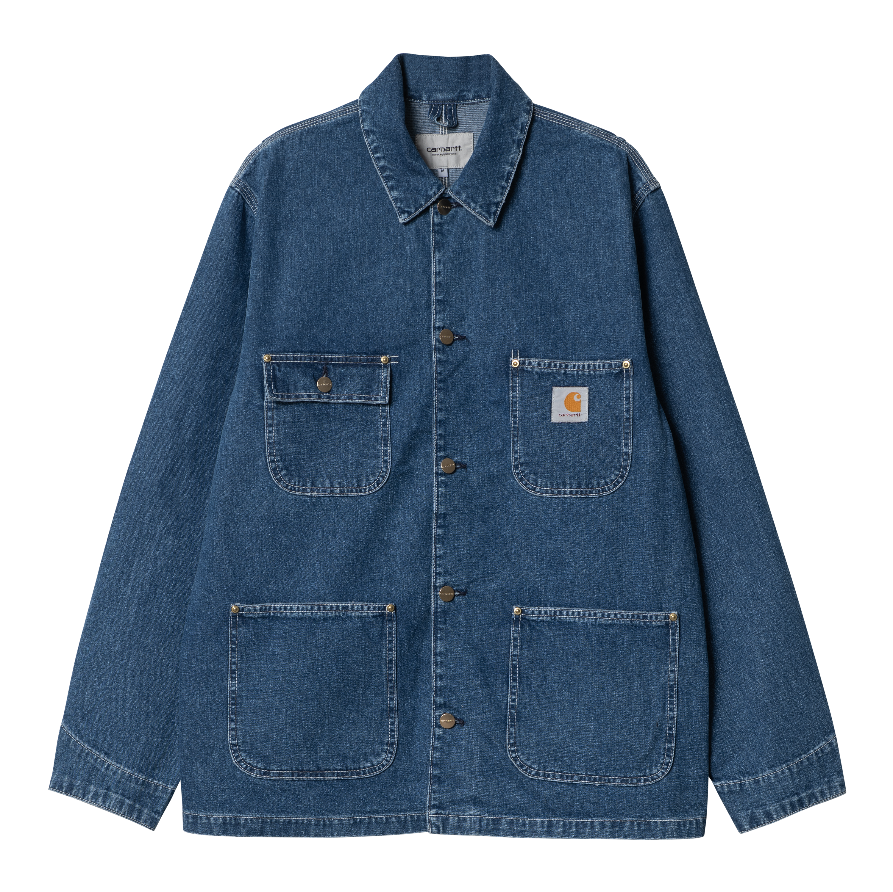 Carhartt michigan chore 2025 coat denim