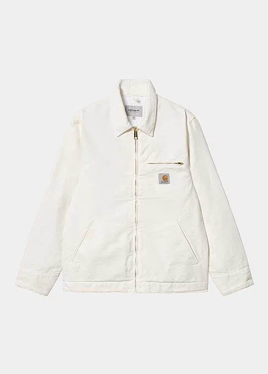 Carhartt WIP Detroit Jacket em Branco