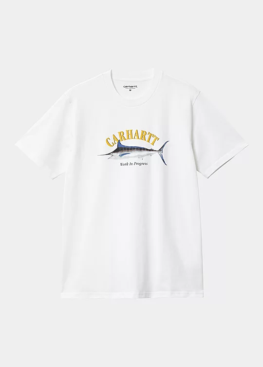 Carhartt WIP Short Sleeve Marlin T-Shirt in Weiß