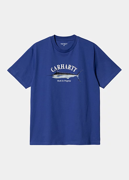 Carhartt WIP Short Sleeve Marlin T-Shirt in Blau