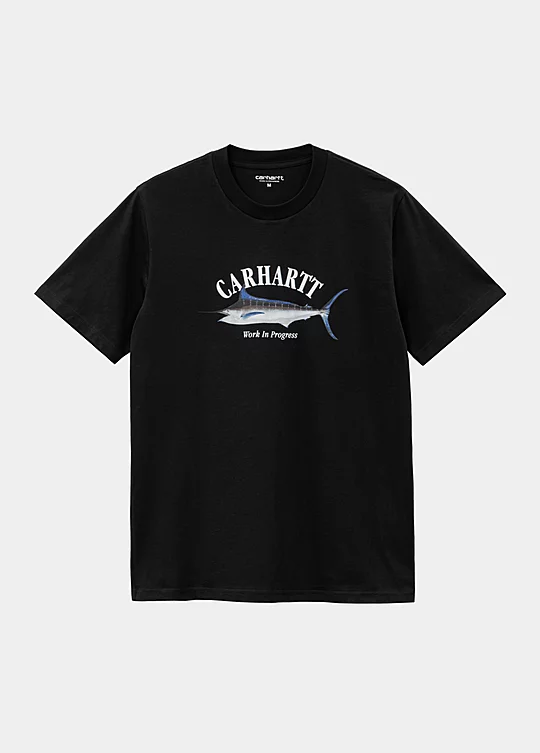 Carhartt WIP Short Sleeve Marlin T-Shirt in Schwarz