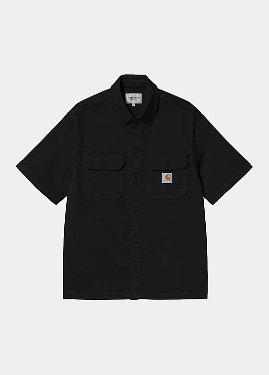 Carhartt WIP Short Sleeve Craft Shirt in Black