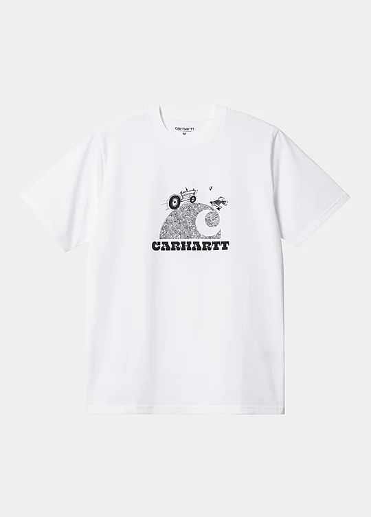 Carhartt WIP Short Sleeve Harvester T-Shirt em Branco