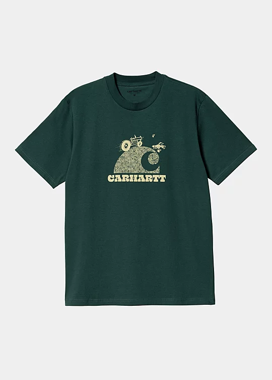 Carhartt WIP Short Sleeve Harvester T-Shirt em Verde