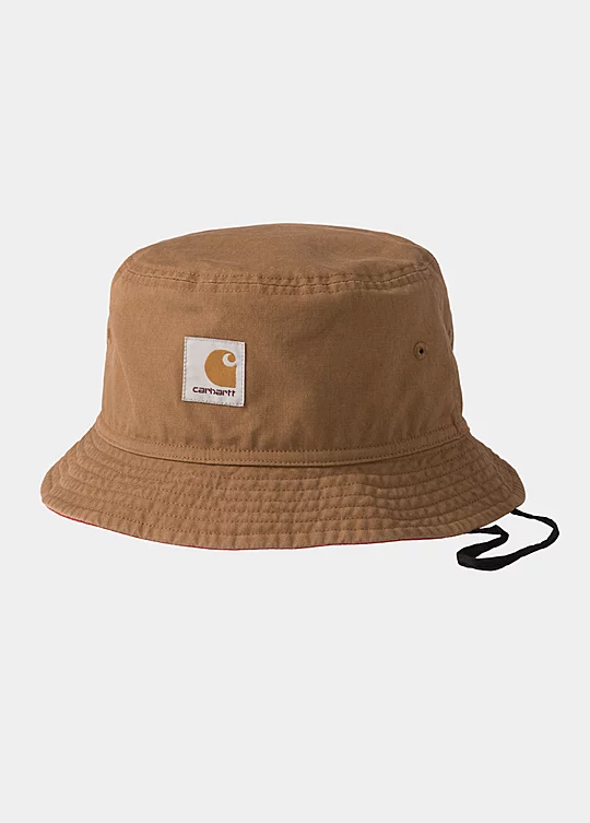 Carhartt WIP Heston Bucket Hat in Marrone