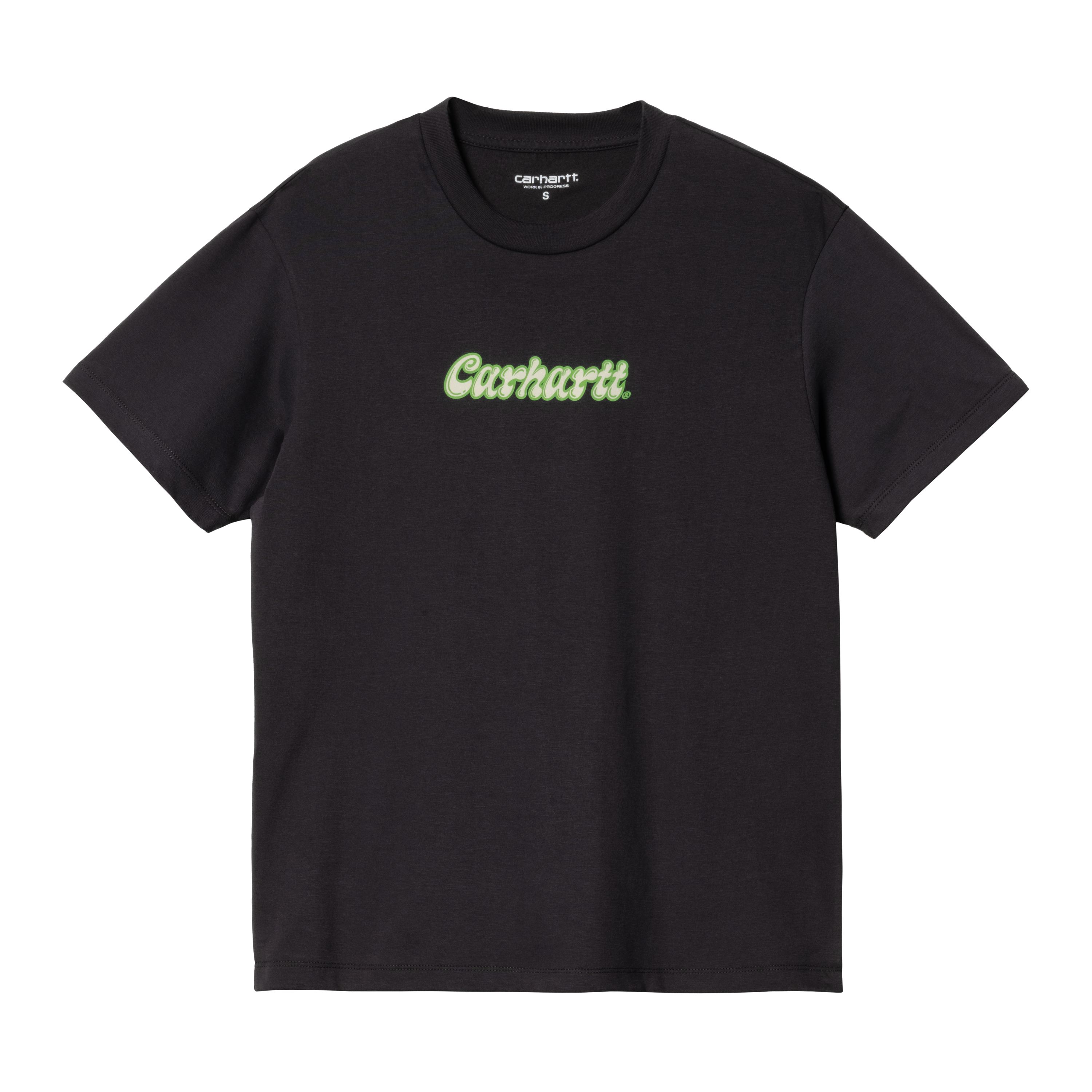 Carhartt WIP Women’s Short Sleeve Liquid Script T-Shirt in Black