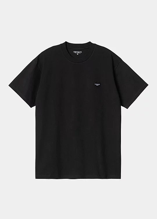Carhartt WIP Short Sleeve Double Heart T-Shirt en Negro
