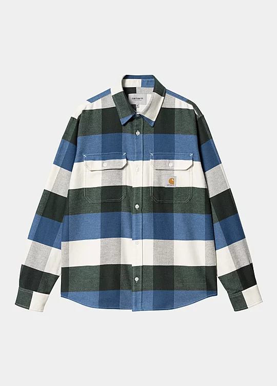Carhartt WIP Long Sleeve Lyman Shirt in Grün