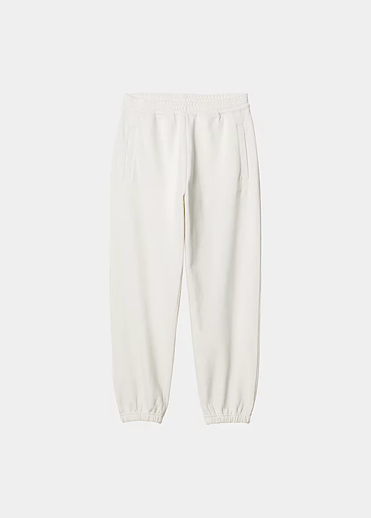 Carhartt WIP Duster Sweat Pant in White