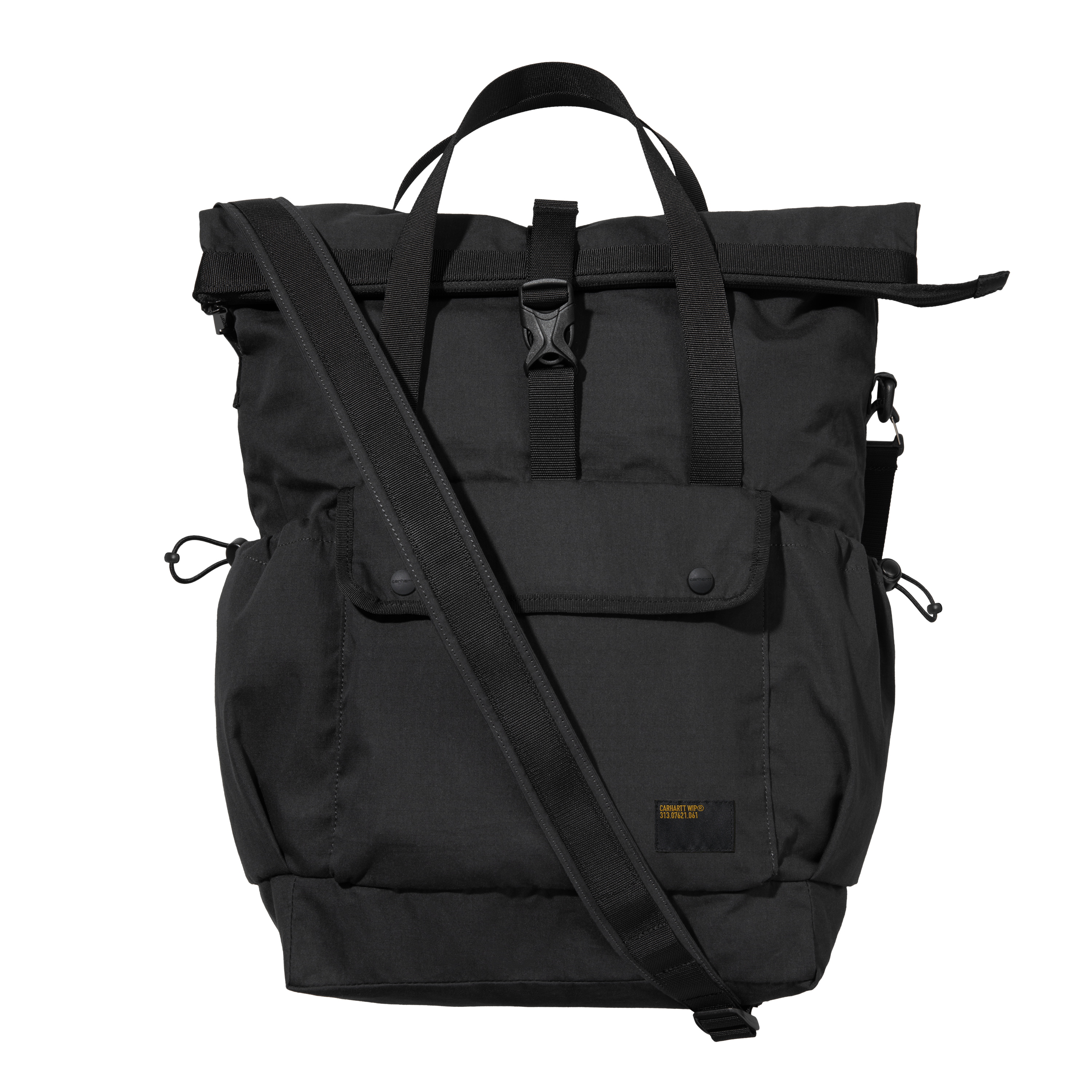 Carhartt WIP - Essentials Logo-Appliquéd Canvas Messenger Bag - Black Carhartt  WIP