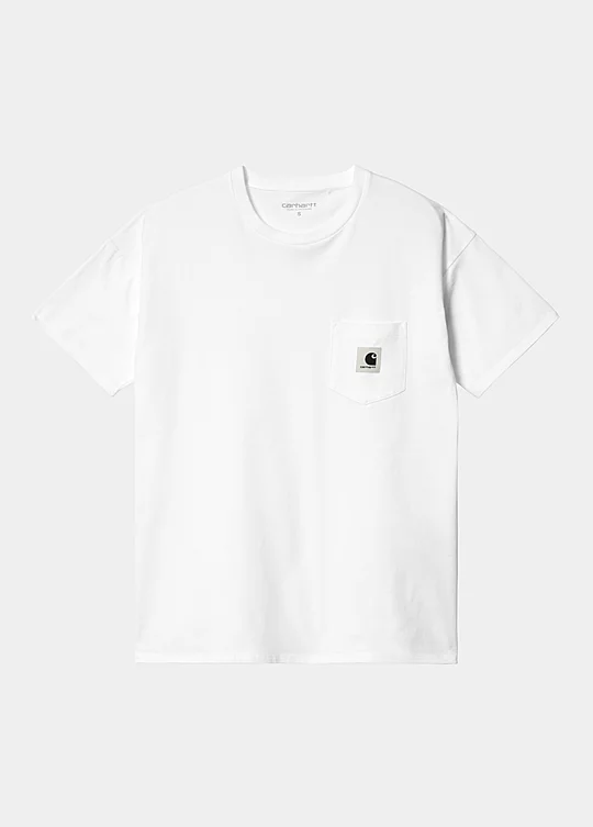 Carhartt WIP Women’s Short Sleeve Pocket T-Shirt em Branco