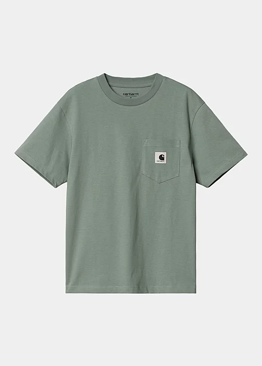 Carhartt WIP Women’s Short Sleeve Pocket T-Shirt in Verde