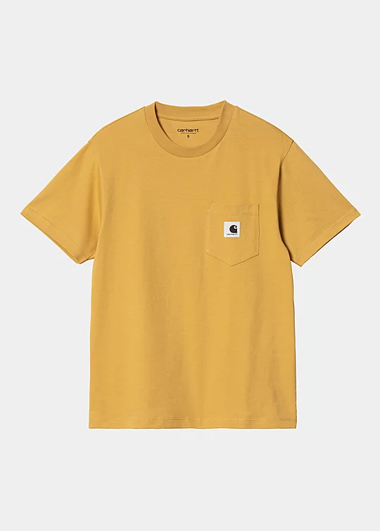 Carhartt WIP Women’s Short Sleeve Pocket T-Shirt in Yellow