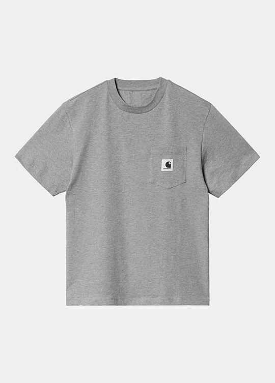 Carhartt WIP Women’s Short Sleeve Pocket T-Shirt in Grey