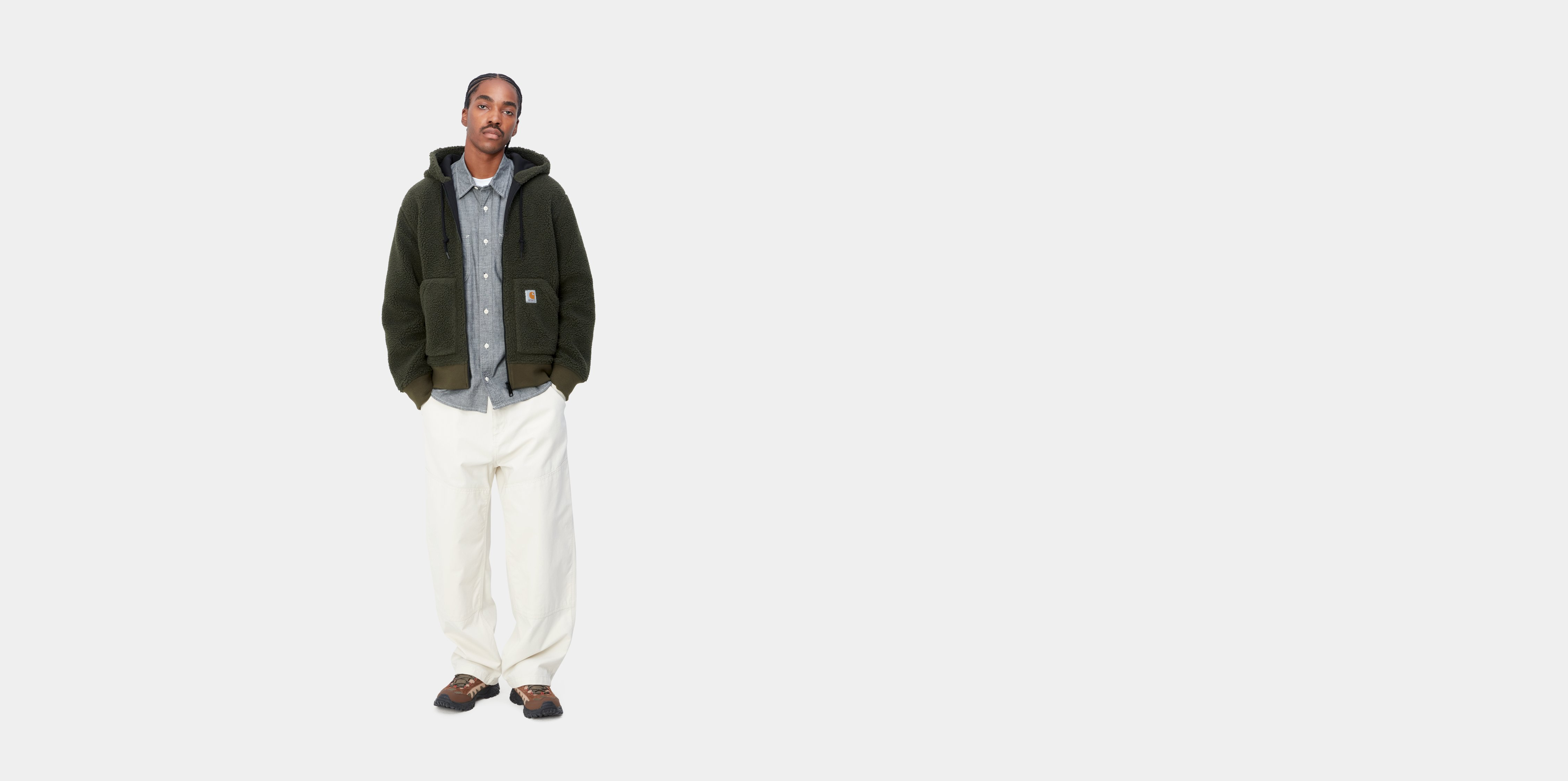 CARHARTT WIP - Veste en Sherpa Homme ACTIVE LINER