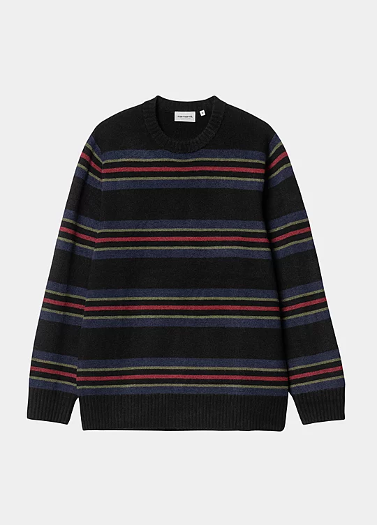 Carhartt WIP Oregon Sweater in Schwarz