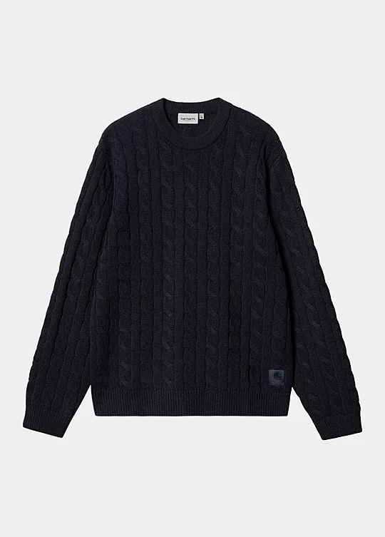 Carhartt WIP Cambell Sweater in Blu