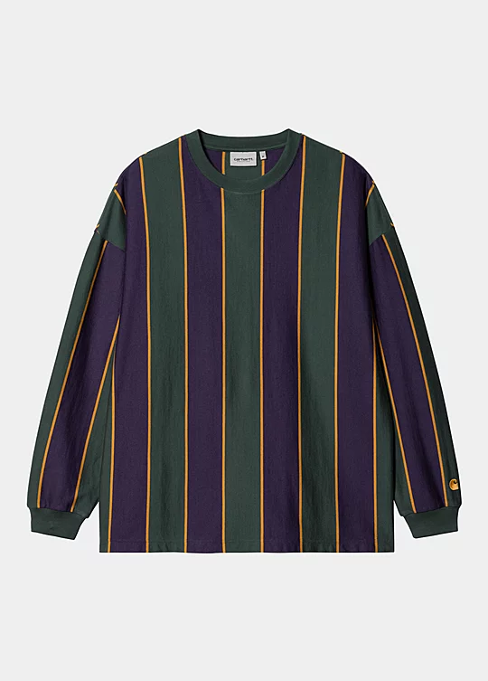 Carhartt WIP Long Sleeve Ruben T-Shirt in Multicolor