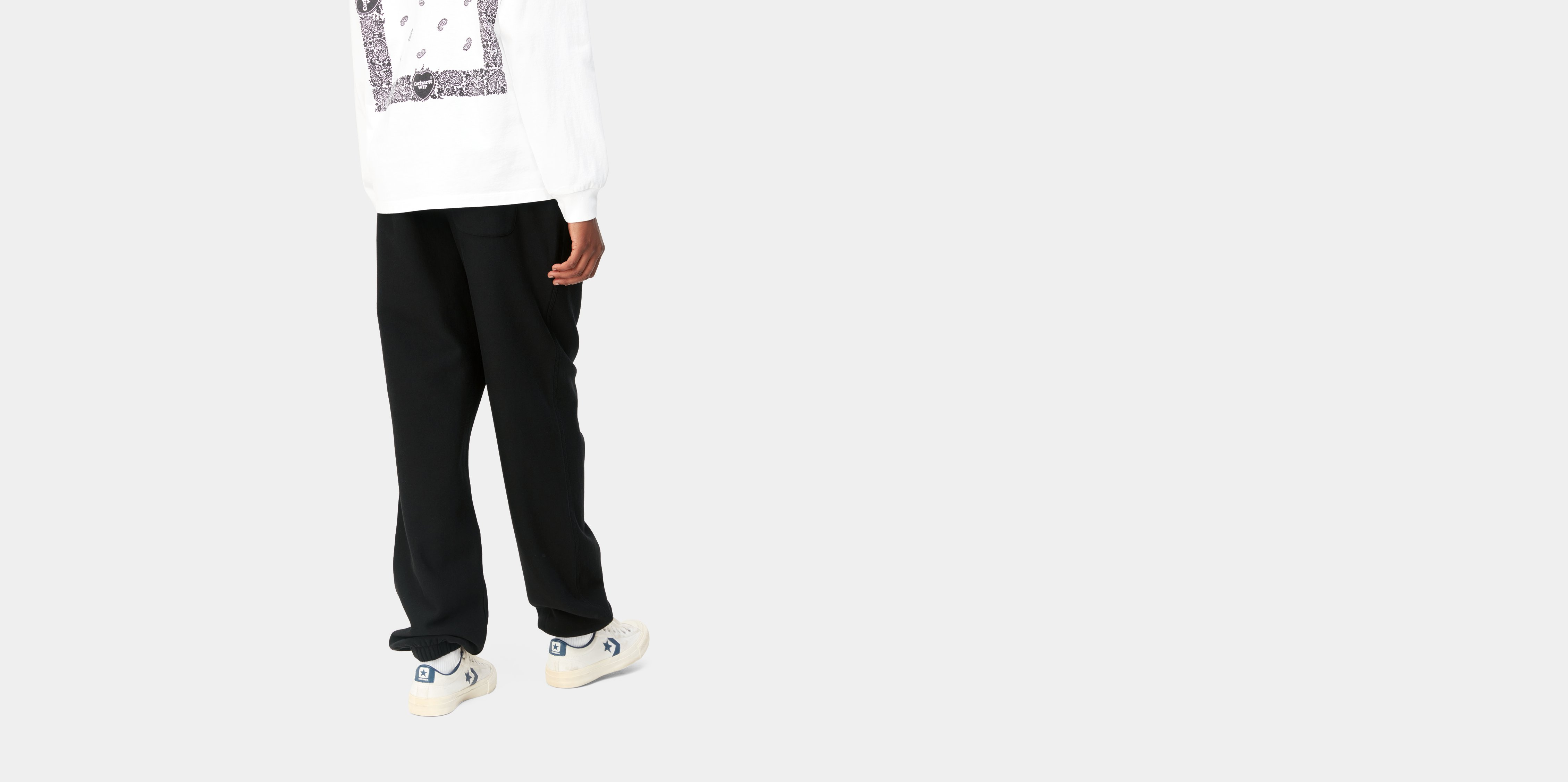 American script sweat clearance pant