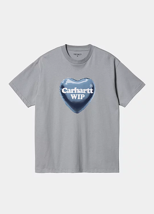 Carhartt WIP Short Sleeve Heart Balloon T-Shirt em Azul