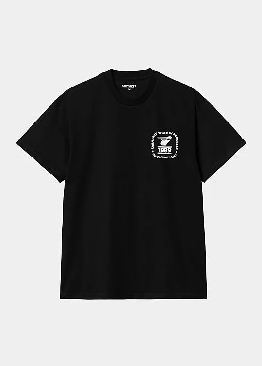 Carhartt WIP Short Sleeve Stamp State T-Shirt in Nero