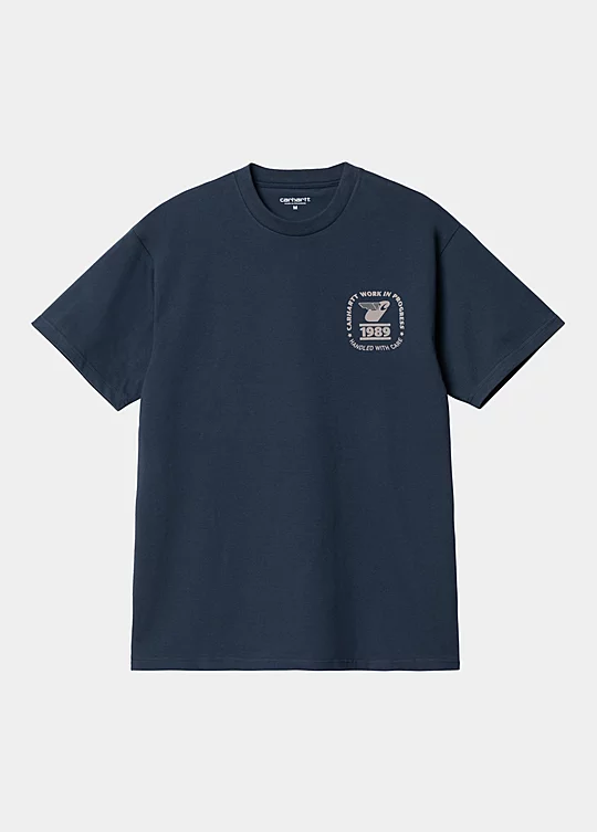 Carhartt WIP Short Sleeve Stamp State T-Shirt in Blu