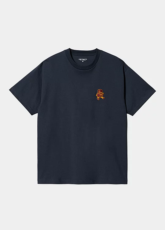 Carhartt WIP Short Sleeve Reading Club T-Shirt in Blu