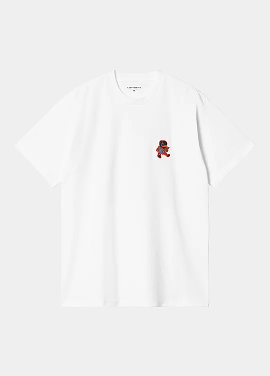 Carhartt WIP Short Sleeve Reading Club T-Shirt in Bianco