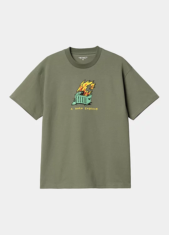 Carhartt WIP Short Sleeve Warm Embrace T-Shirt in Green