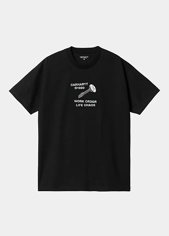 Carhartt WIP Short Sleeve Strange Screw T-Shirt en Negro