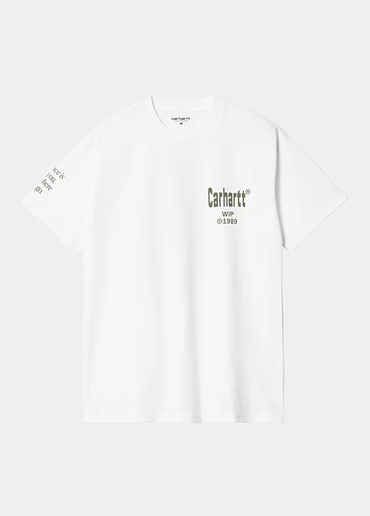 Carhartt WIP Short Sleeve Home T-Shirt in Bianco