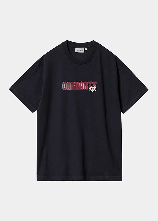 Carhartt WIP Short Sleeve Arrow Script T-Shirt in Blu