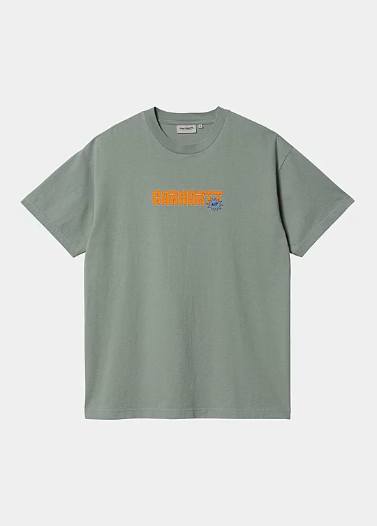 Carhartt WIP Short Sleeve Arrow Script T-Shirt en Verde