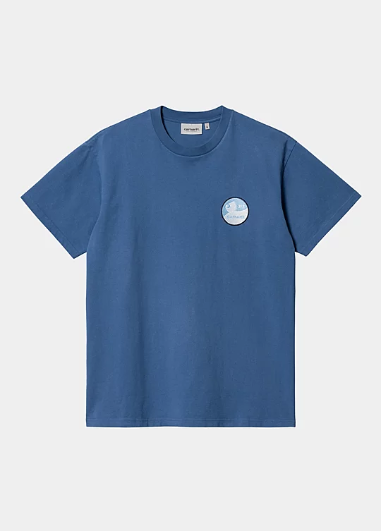 Carhartt WIP Short Sleeve Aspen T-Shirt em Azul