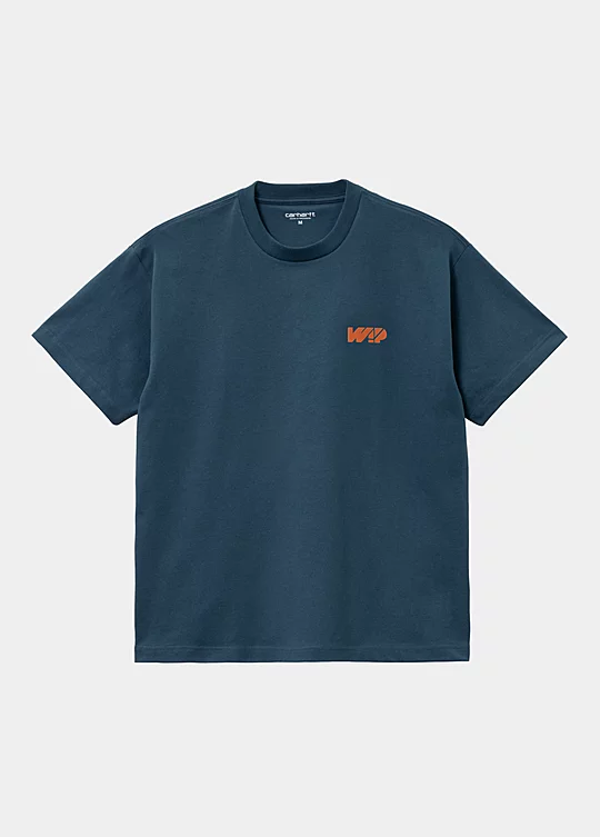 Carhartt WIP Short Sleeve Assemble T-Shirt in Blu