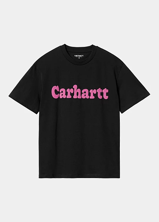 Carhartt WIP Women’s Short Sleeve Bubbles T-Shirt in Schwarz