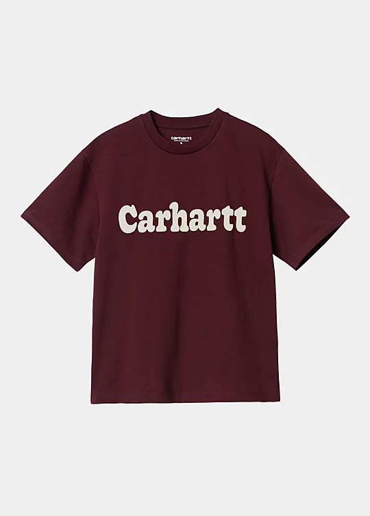 Carhartt WIP Women’s Short Sleeve Bubbles T-Shirt in Rosso